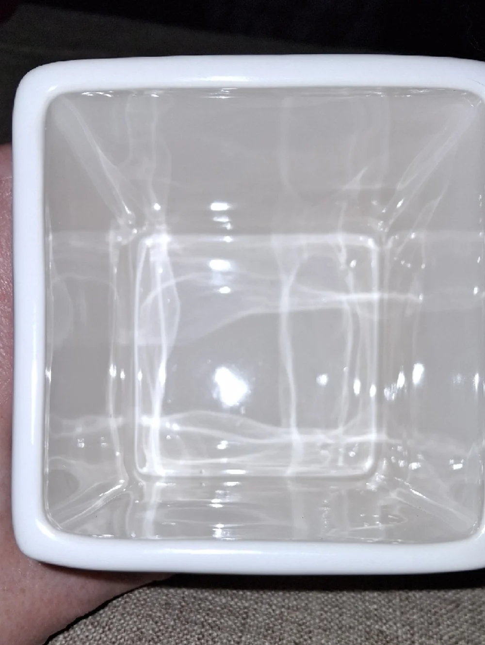 Rae Dunn White Ceramic Piece with Black Stamp - Picture 4 of 4